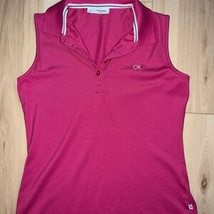 Pink Calvin Klein golf shirt - size S!🏌️‍♀️🌸